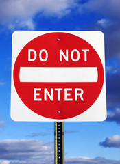 Do Not Enter