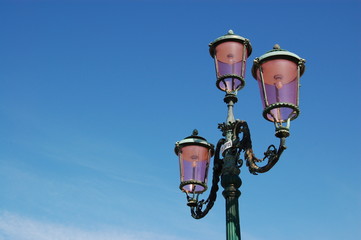 Fototapeta na wymiar Venetian lampost