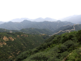 Obraz premium Grande Muraille de Chine dans les montagnes