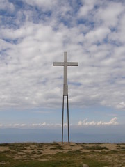 Croix au sommet du Semnoz