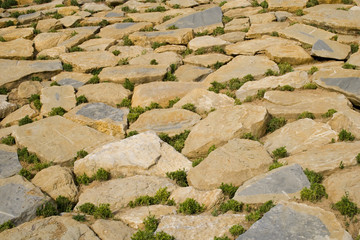 stones in perspective