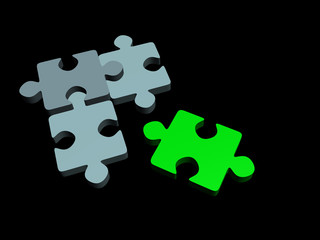 Fototapeta premium puzzle.