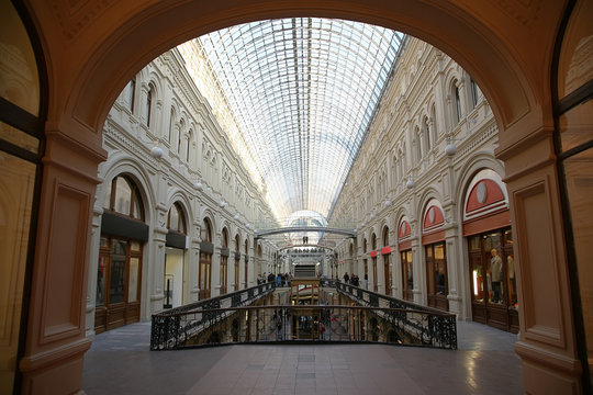 interior GUM in Moscow