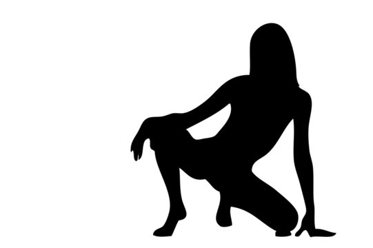 woman black silhouette