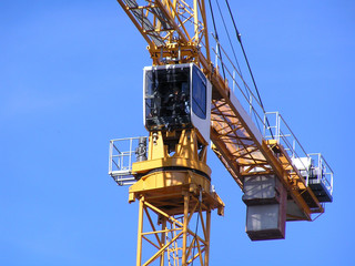 Cabine of the crane
