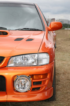 Fototapeta red auto