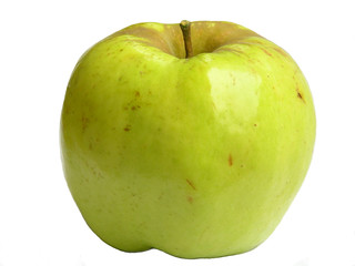 Green apple isolated