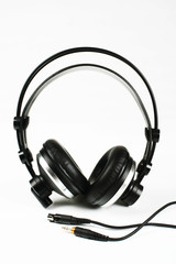 Fototapeta na wymiar Studio headphones for listening music and recording!