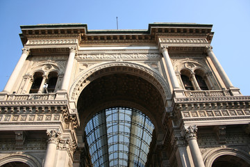 Naklejka premium Galleria Vittorio Emanuele II Milan