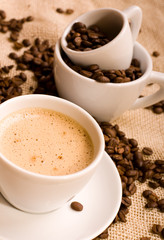 coffee and coffee-beans