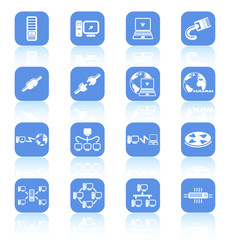 Network vector iconset