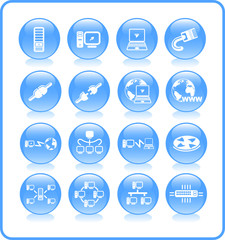 Network vector iconset