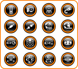 Network vector iconset