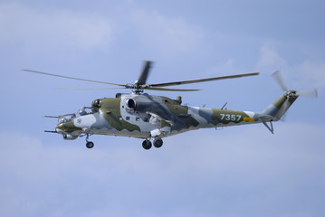 Fototapeta na wymiar Mi-24 Hind