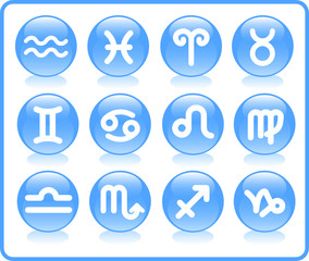 Zodiac vector iconset