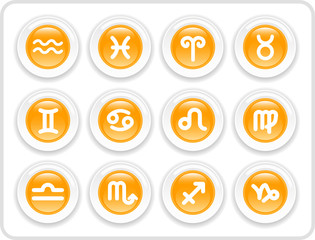 Zodiac vector iconset