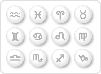 Zodiac vector iconset