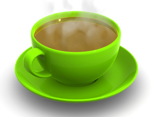 Cup of coffee.