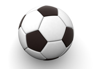 Soccer's ball. 3d