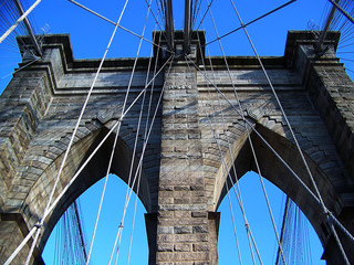 Naklejka premium brooklyn bridge in new york