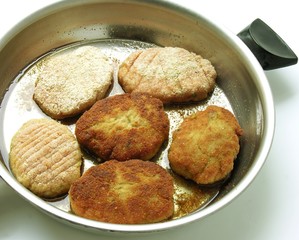 frying veal milled cutlets