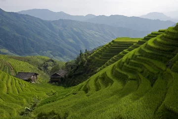 Deurstickers Longji-terrassen © JonRob