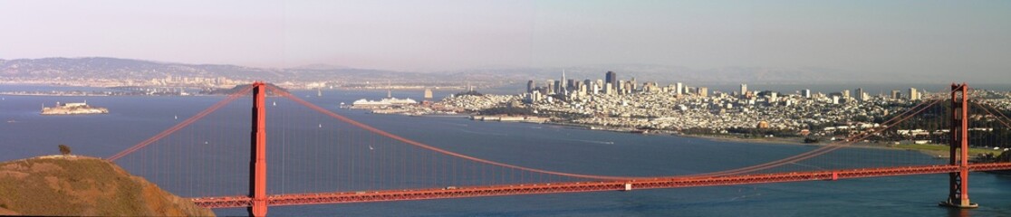View of Golden Gate Bridge, San Francisco
