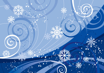 Winter Holidays (editable vector or jpeg image)