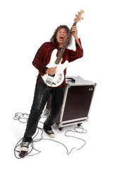 Fototapeta premium Musicien jouant de la guitare