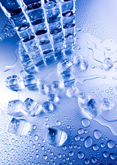 Blue background