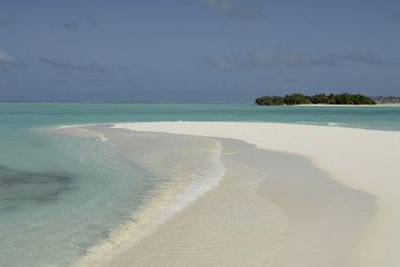 Desert Maldivian island
