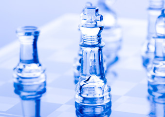 Glass pawns & Chess