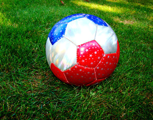 soccer ball in the shade