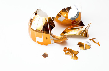 Broken christmas ball