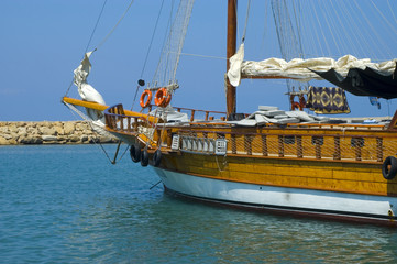 Boat in the ocean