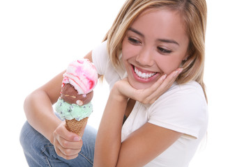 Girl With Ice Cream