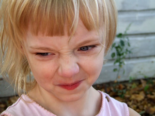 Grumpy girl