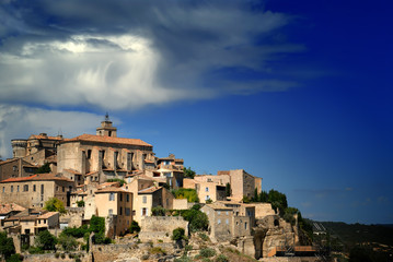 Fototapeta premium Ancient Medieval Hilltop Town of Gordes in France 6