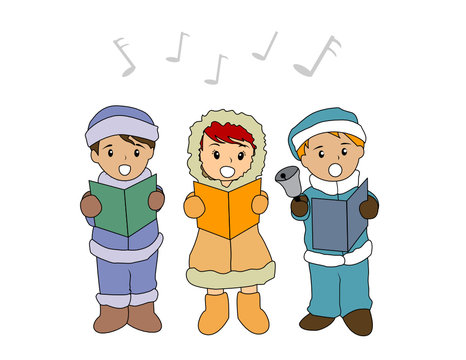 Kids Singing Christmas Carols