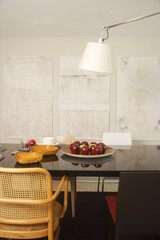 table detail in a modern apartment in Mexico