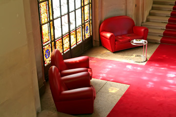 Sofas stained glass
