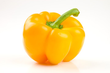 Yellow bell pepper isolated