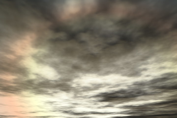 Nublado al Atardecer