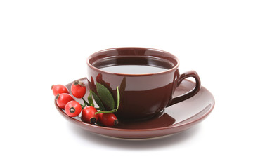 cup of fruity tea