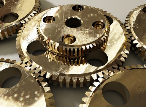 gold gears