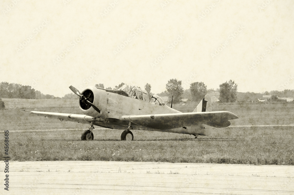 Wall mural world war ii era airplane