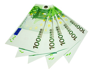 five hundred euro banknotes