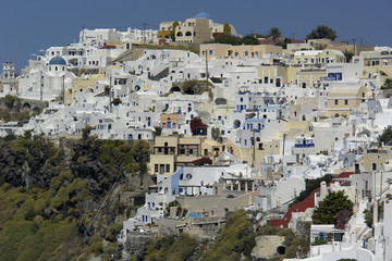 Blick auf Firostefani, Santorin