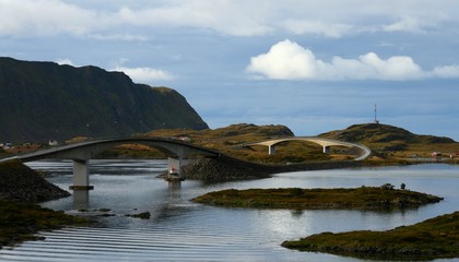 Lofoten 2007 Brücken nach Fredvang