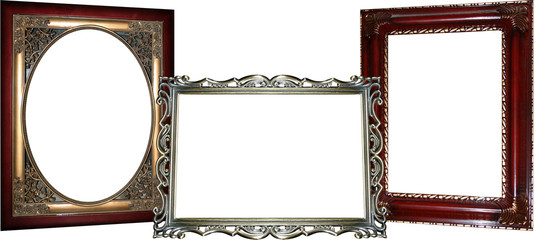 3 Ornate Frames
